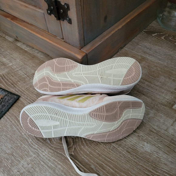 Adidas GZ6965 Womens Edge Lux Pink Gold Running Sneakers Shoes Size 9.5 - Picture 4 of 6